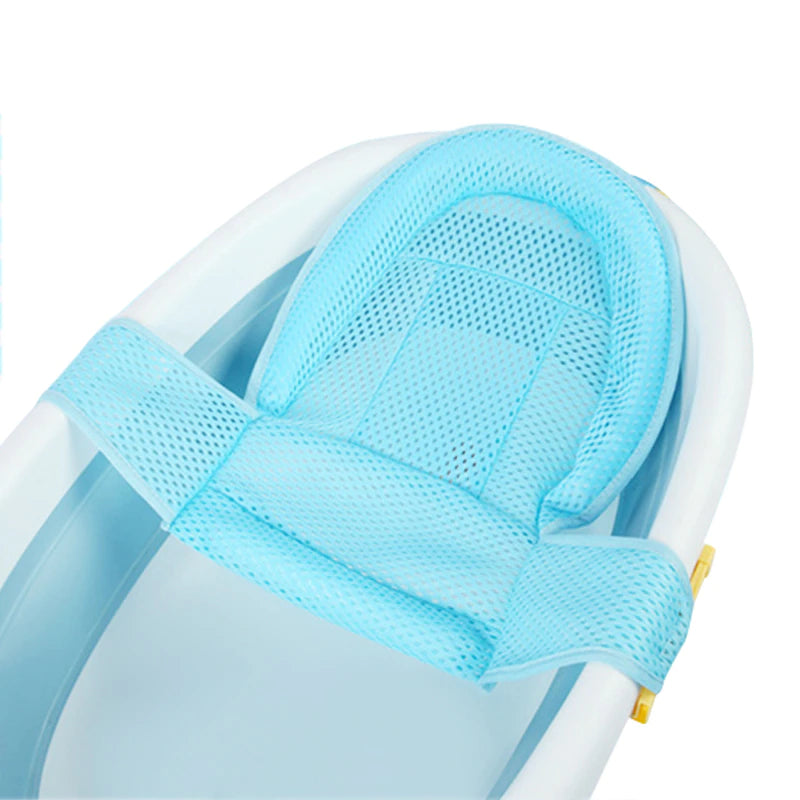 Baby Bath Mat Newborn T-Net Adjustable Newborn Bath Net Bath Protector Bath Accessories Baby Products Foldable Bath and Shower